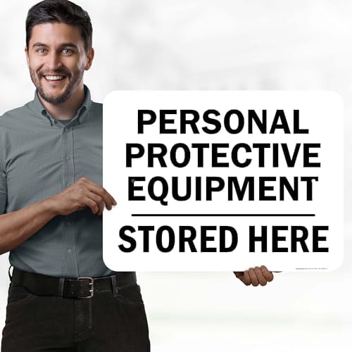Personal Protective Equipment Stored Here Sign, 18x24 Inches, Rust Free .063 Aluminum, Fade Resistant, Made in USA by My Sign Center - Image 2