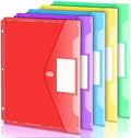 Forvencer Binder Pocket, 5 Pack Super Heavyweight Poly Binder Pocket Binder by Forvencer