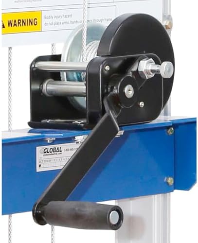 Global Industrial Lightweight Hand Operated Lift Truck, 400 Lb. Capacity - Image 6