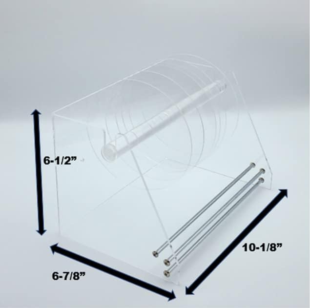 10 Inch, Heavy Duty Adjustable 6-Disk Label Dispenser, by Quality IZ - Image 5