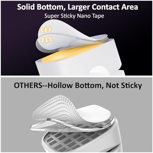 Daisyhome Rotatable Cord Organizer, Strong Adhesive Spring Cable Clips - Image 4