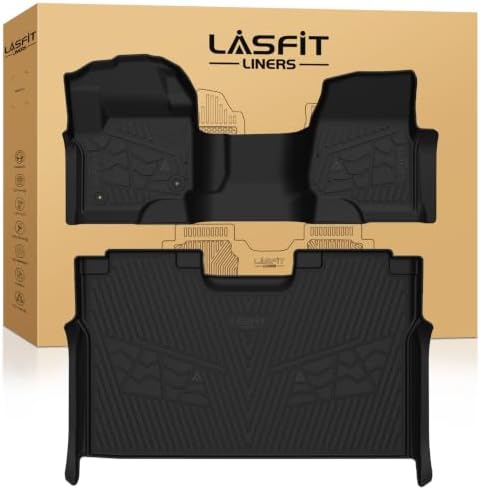 LASFIT Floor Mats Crew F250 2017-2026 Bench Seats 2nd Row Without Storage by LASFIT