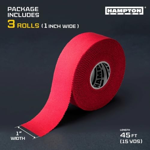 Hampton Adams Athletic Sports Tape, Very Strong, Easy Tear, No Residue - Image 2