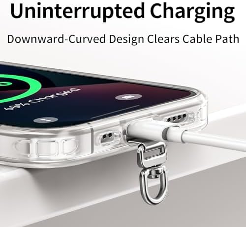 saxsion Phone Tether Tab & Lanyard Tab, 360° Swivel Clip - Ultra Thin Stainless Steel Universal Patch for All Phone Cases - Image 5