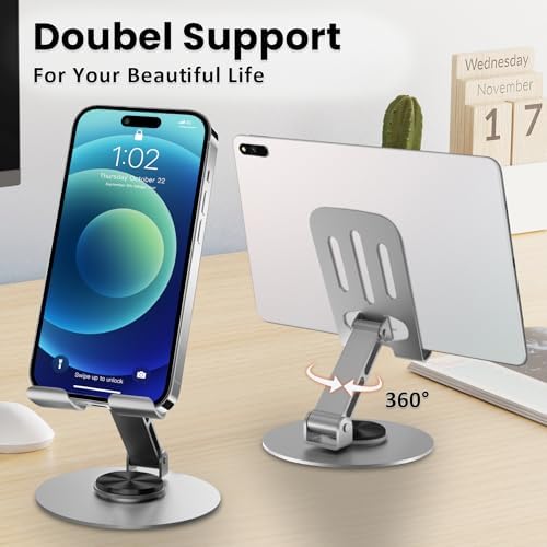 Universal Metal Cell Phone Stand, Grey - Image 2