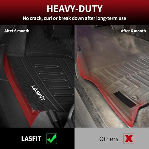 LASFIT Floor Mats for Audi Q5/SQ5 2018-2025, TPE Black - Image 6