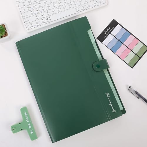 SKYDUE Expanding File Organizer with 8 Pockets, Accordion File Folders - Image 4
