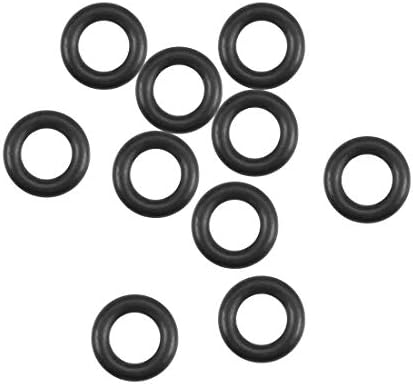 uxcell Nitrile Rubber O-Rings 8.1mm OD 4.5mm ID 1.8mm Width, Metric Nitrile Rubber Sealing Gasket, Pack of 10 by uxcell
