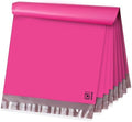 POLYSELLS 50 Pcs 24"x24" PInk Poly Mailers Shipping Envelopes, Strong Adhesive Sealing, Waterproof, and Tear-resistant Postal Mailing Bags. Mailer Bags for clothing and accessories by POLYSELLS