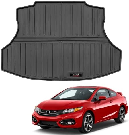 Custom for 2012-2015 Honda Civic Sedan Cargo Mats Trunk Liner All Weather TPE Protection Mat Accessories (for 2012-2015 Honda Civic) - Image 4