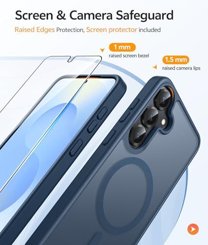 FNTCASE for Samsung Galaxy S25/S24 Plus Case, Fit Magsafe, Screen Protector - Image 4