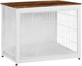DWANTON 38.5" XL Dog Crate Furniture with Cushion, Large Dog Kennel Indoor by DWANTON