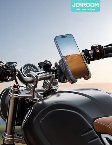 JOYROOM Motorcycle Bike Phone Holder Mount, 1s Lock Bike Phone Holder - Image 7