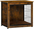 DWANTON 27" Dog Crate Furniture, Dog Kennel Indoor, with Waterproof Cushion by DWANTON
