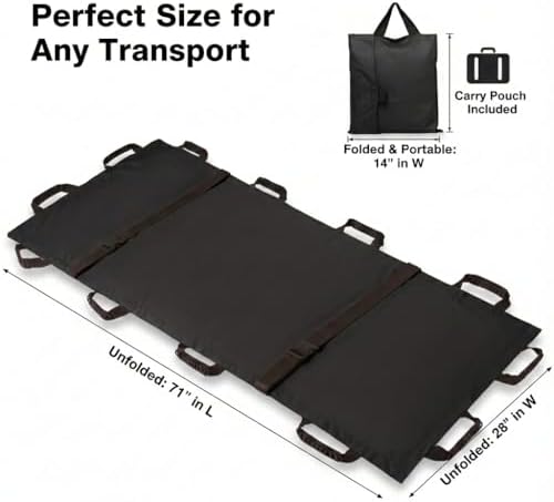Heavy Duty Rescue Patient & Pet Stretcher Gurney, 400 lbs, 2 Pack - Image 4