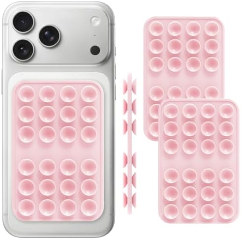 TopMadeDouble Sided Suction Phone Case Adhesive Mount 2 Pack, Pink by TopmadeProduct-Ordernow