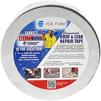 EternaBond RoofSeal Gray 2" x50' MicroSealant UV Stable RV Roof Seal Repair Tape | 35 mil Total Thickness - EB-RG020-50R - One-Step Durable, Waterproof and Airtight Sealant by ETERNABOND