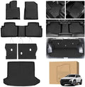 PELEUS Floor Mats and Cargo Liners Compatible with Hyundai Tucson 2022-2026 Gas, All Weather Heavy Duty TPE Car Mats Full Set with Backrest Mat, Upgraded Raised Edges Odorless, Not for Hybrid/PHEV by Unknown