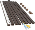 Yecaye Cord Covers for Wires on Wall, 113in, W0.95in H0.55in, Darkwood by Yecaye