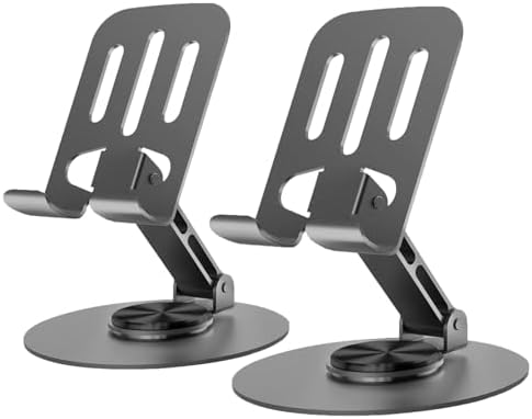 Universal Metal Cell Phone Stand, Grey&Grey by Lusosh