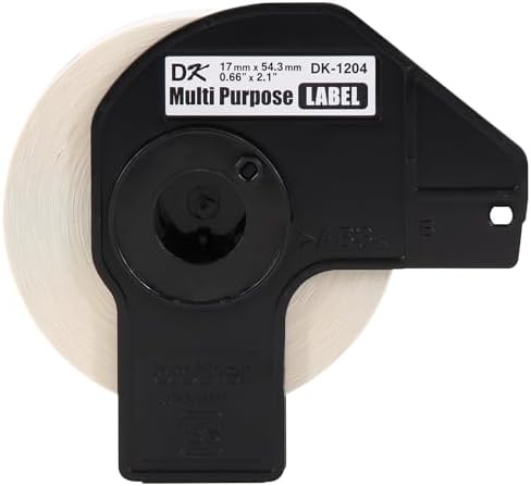 Brother Genuine DK-12043PK Multipurpose Paper Label Roll, Die-Cut Paper Labels, Engineered for Excellence, 400 Labels Per Roll, (3) Rolls per Box (DK12043PK) - Image 3