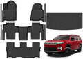 All Weather TPE Floor Mat Set for 2026 Jeep Grand Wagoneer 8 Seats by TongamaAllWeatherFloorMats