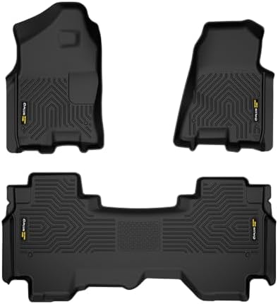 G-PLUS TPE Floor Mats Fit 2019-2024 Ram 1500 Crew Cab New Body w/o Storage by G-PLUS