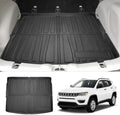 Cargo Liner for Jeep Compass 2017-2025 All Weather Trunk Mat for Compass Accessories Cargo Mat TPE Heavy Duty Anti-Slip by cartist