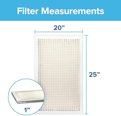 Filtrete 20x25x1 Air Filter, MERV 5, MPR 300, 6 HVAC Filters - Image 2