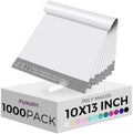 Fuxury 1000pcs 10x13" Poly Mailers,Waterproof Shipping Bags for Clothing,Strong Adhesive Shipping Envelopes for Small Business,Self Seal Poly Mailer Bags,Flexible Mailing Bags White by Fuxury