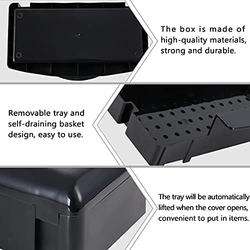 nail art tools sterilizer box for nail tools, tweezers, hair salon, spa and trimmer manicure equipment (1 piece, black) - Image 3
