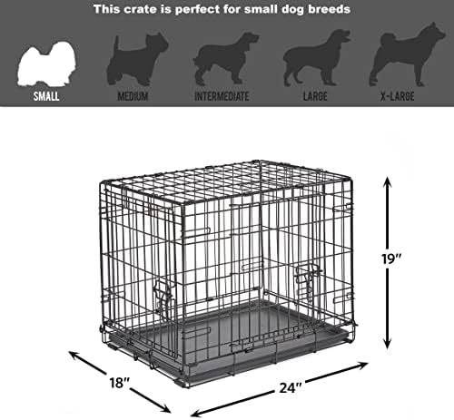 New World by Midwest 24-Inch Double Door Crate, for Small Breeds, 12-20 lbs - Image 7