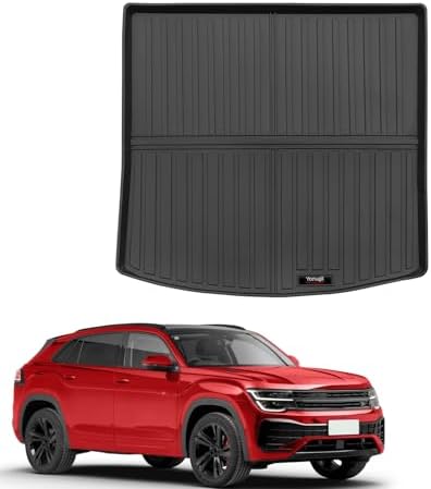 Custom for 2020-2026 VW Atlas Cross Sport Cargo Mats Trunk Liner All Weather TPE Protection Mat Accessories (for 2020-2026 VW Atlas Cross Sport) by Yonugli