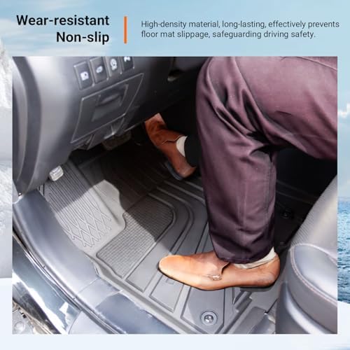 powoq Floor Mats Cargo Mat Compatible with 2014-2019 Toyota Highlander - Image 4