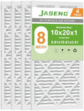 10x20x1 MERV 8 Air Filter, 4-Pack for Furnace HVAC by NewFilter