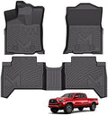 Floor Mats & Floor Liners Custom for 2016-2023 Toyota Tacoma Double Cab by CMVTAuto