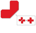 Mighty Line 2" Half Angle Marker Floor Marking Tape by MightyLine