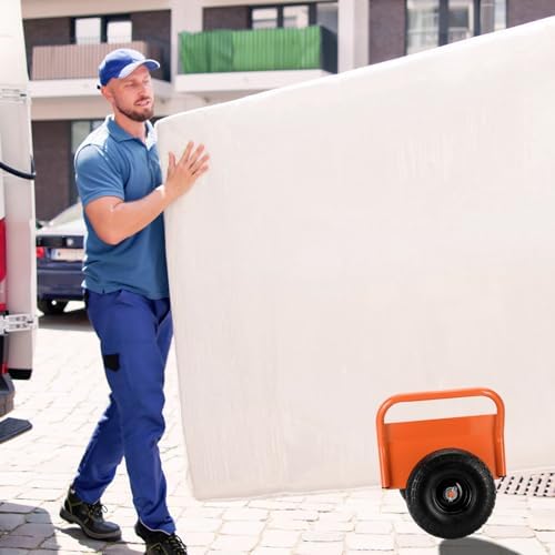 Heavy Duty Panel Dolly Slab Dolly 10 Inch Solid Rubber Tires - Image 6