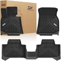 3W Floor Mats for BMW X3 G45 2025 2026, Accessories Custom Fit TPE All Weather Front & Rear Rows Waterproof Car Mats Liner for BMW X3 30/M50 xDrive by 3W