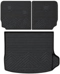 Mixsuper Cargo Liner for Jeep Grand Cherokee 2022-2026 (Not for Grand Cherokee L/WK), All Weather TPE Trunk Cargo Mat with Backrest Protectors Compatible with Grand Cherokee & 4xe by Mixsuper