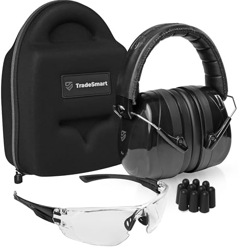 TradeSmart Shooting Ear & Eye Protection Kit, Combined NRR 38 by TradeSmart