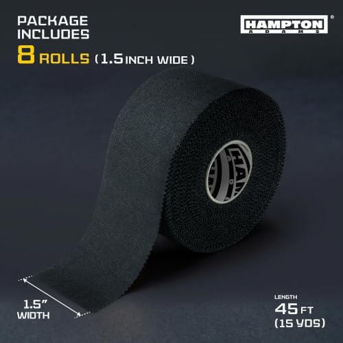 Hampton Adams Athletic Tape Multi Pack, Sports Medical Grade, Easy Tear - Image 2