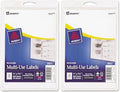 Avery Self-Adhesive Removable Labels, 0.5 x 1.75 Inches, White, 840 per Pack (05422)- Pack of 2 by Avery