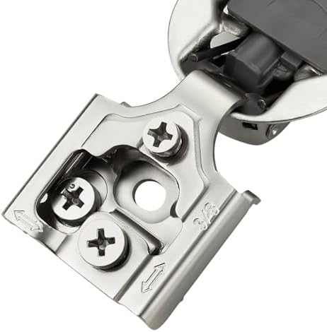 Soft Close Hinges for Kitchen Cabinet Hinges, 3/8 Inch Overlay, 30 Pack - Image 4