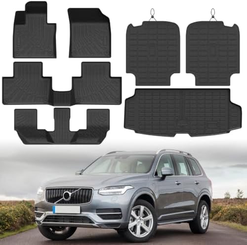 Mixsuper Floor Mat for Volvo XC90 7 Seat 2016-2026(Only for PHEV & Hybrid) by Mixsuper