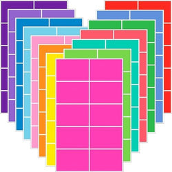 Colored Labels Stickers,3 x 2 Inch,14 Colors,420 Pack by Unknown