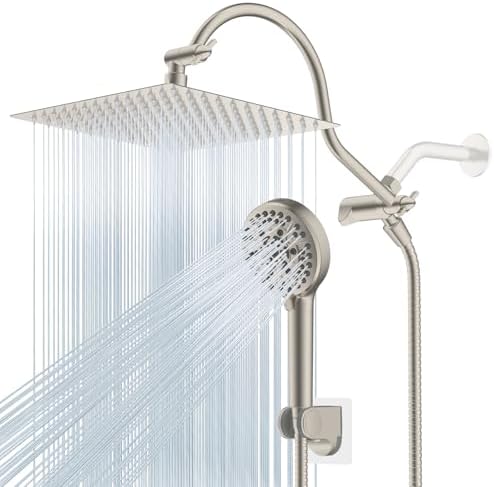 Hibbent All Metal cUPC Certified High Pressure Rainfall 12'' Shower Head by Hibbent