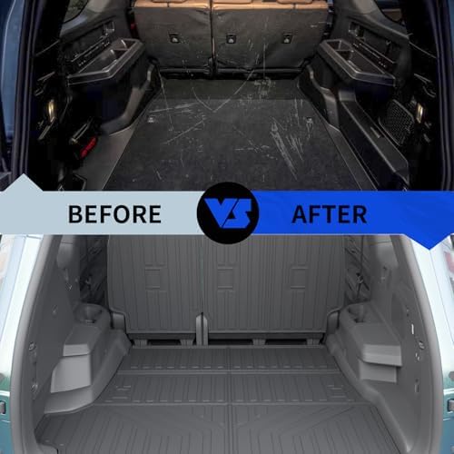 Rongtaod Cargo Mat & Backrest Mats for 2025 2026 Toyota 4Runner Gas 5 Seats - Image 2