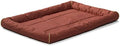MidWest Homes for Pets Large QuietTime MAXX Ultra-Rugged Dog Bed, Water & Odor Resistant, Bolstered Edge, Non-Slip Bottom, Fits 42-inch Crates, Brick by MidWestHomesForPets