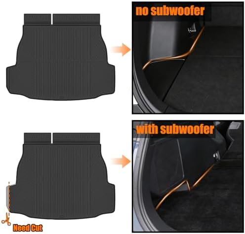 AUXKO Floor Mats Cargo Mat with Backrest Mat for 2026 Toyota RAV4 Hybrid - Image 3